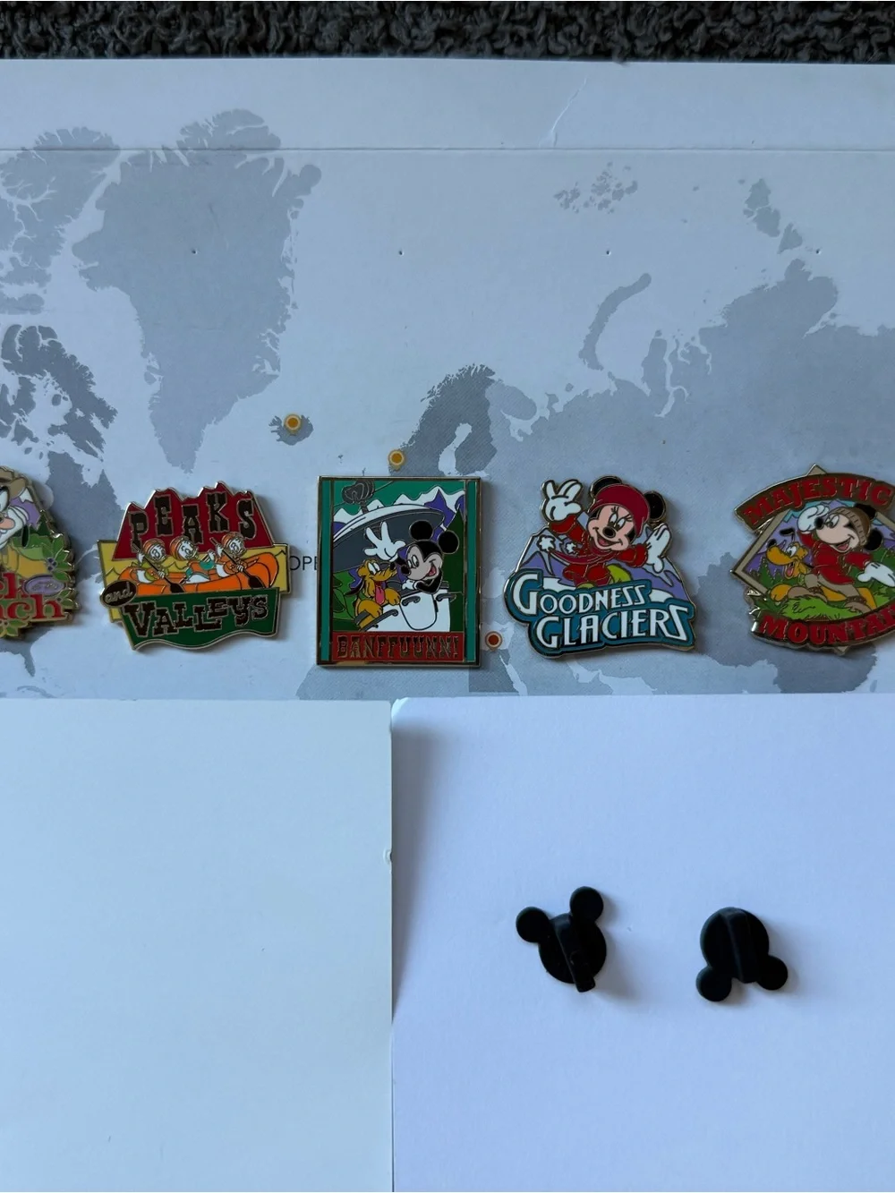 Adventures by Disney 7- pin set- Canadian Rockies tour 2024, new and unused